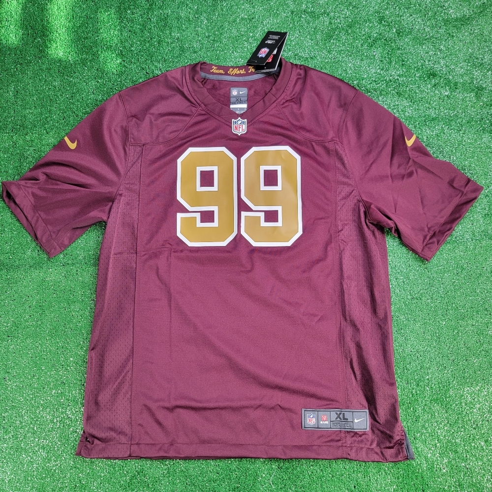 Nike Chase Young Washington Commanders Redskins NFL Football Jersey Size XL New